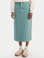 Quiksilver Spódnica jeansowa Mason EQWWK03027 Turkusowy Regular Fit. Niebieskie spódniczki damskie Quiksilver, l, bez wzorów, z bawełny. Za 269.99 zł.