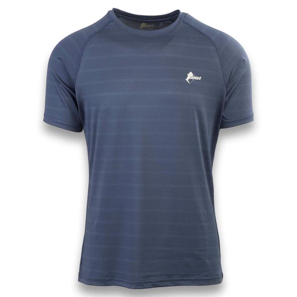 T-Shirt Ande Omio Tec Dorośli. Niebieskie t-shirty męskie Ande, s, bez wzorów, z elastanu, bez kołnierzyka. Za 167.99 zł.