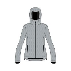 Damska kurtka turystyczna z kapturem CMP. Szare kurtki damskie CMP, l, bez wzorów, z softshellu, z kapturem. Za 403.50 zł.