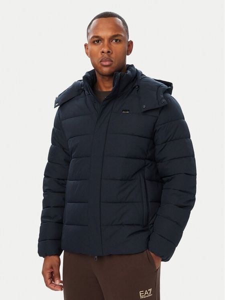 EA7 Emporio Armani Kurtka zimowa 7M002556 AF25752 UB102 Granatowy Regular Fit. Niebieskie kurtki męskie EA7 Emporio Armani, na zimę, m, bez wzorów, z syntetyku, bez kaptura. Za 1,409.00 zł.