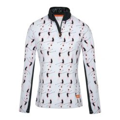 Bluza narciarska Damska Gareth & Lucas The One Hundred and Nineteen. Czerwone bluzy bez kaptura damskie GARETH & LUCAS, z elastanu. Za 229.99 zł.