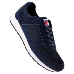 Buty Hi-Tec Benari M 92800437671 niebieskie. Niebieskie buty sportowe na co dzień męskie z gumy, bez zapięcia. Za 208.82 zł.