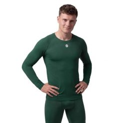 Męska sportowa podkoszulka Siroko Blayer Green M. Zielone bielizna termoaktywna męska SIROKO, m, bez wzorów, z materiału. Za 124.00 zł.