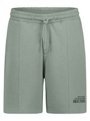 Sublevel Szorty dresowe w kolorze zielonym rozmiar: L. Zielone szorty męskie Sublevel, z dresówki, bez kołnierzyka. Za 60.99 zł.