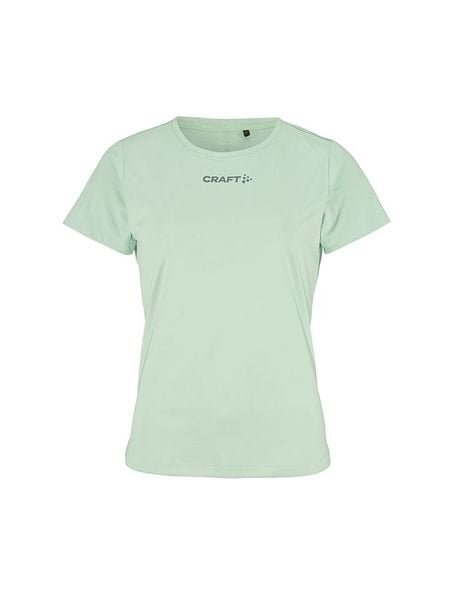 Craft Koszulka sportowa "Core Essence" w kolorze zielonym rozmiar: L. Zielone bluzki sportowe damskie Craft, l, bez wzorów, bez ramiączek. Za 71.56 zł.