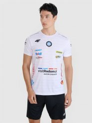 4F Koszulka meczowa replika wyjazdowa z sezonu 2024/25 męska 4F x Czarni Radom - multikolor S. Czarne t-shirty sportowe męskie 4f, m, z dzianiny, bez ramiączek, na fitness i siłownię. Za 149.99 zł.