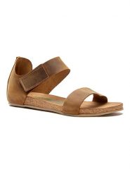 Comfortfusse Skórzane sandały w kolorze jasnobrązowym rozmiar: 37. Brązowe sandały damskie Comfortfusse, bez wzorów, ze skóry, bez obcasa. Za 250.35 zł.