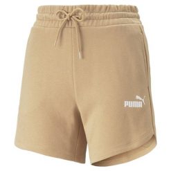 Krótkie spodenki damskie Puma ESS 5''. Brązowe spodenki sportowe damskie Puma, bez wzorów, z bawełny, eleganckie, z podwyższonym stanem. Za 139.20 zł.