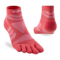 Skarpetki damskie Injinji Ultra Run Mini-Crew. Brązowe skarpetki damskie Injinji, bez wzorów, z materiału. Za 188.00 zł.
