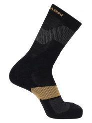 SALOMON Skarpety funkcyjne "X Ultra Crew" w kolorze czarnym rozmiar: 36-38. Czarne skarpetki męskie Salomon, bez wzorów, prążkowane. Za 52.30 zł.