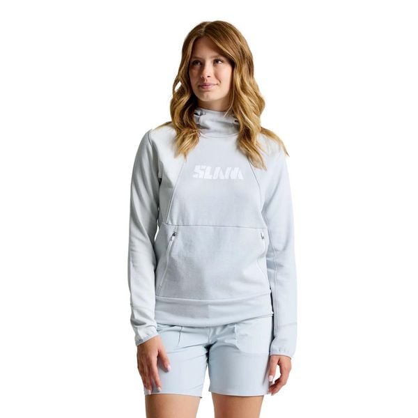 Bluza Slam Graphic Ws Hoodie Damskie. Szare bluzy sportowe damskie SLAM, s, bez wzorów, z bawełny, bez ramiączek, długie, z kapturem. Za 568.99 zł.