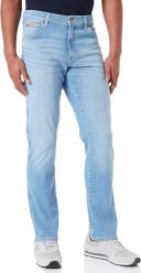 WRANGLER TEXAS SLIM MĘSKIE SPODNIE JEANSOWE JEANS STARLITE W12SYJZ86 112331141. Spodnie materiałowe męskie Wrangler, bez wzorów, z jeansu. Za 239.99 zł.