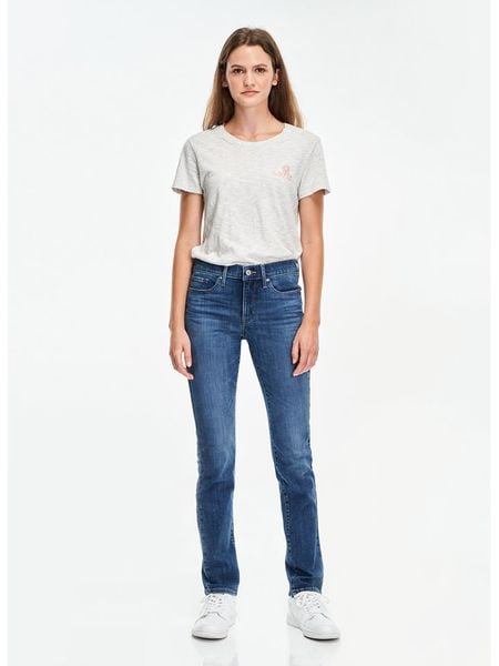 Levi's Dżinsy "312" - Slim fit - w kolorze granatowym rozmiar: W29/L32. Niebieskie jeansy damskie Levi's, z podwyższonym stanem. Za 154.95 zł.