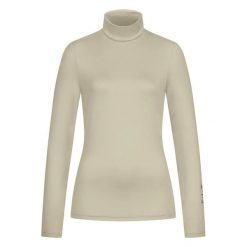 Damski sweter z golfem ELT Madisson. Szare golfy damskie ELT, bez wzorów, bez ramiączek. Za 174.00 zł.