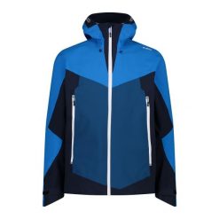 Kurtka narciarska CMP Fix. Niebieskie kurtki męskie CMP, bez wzorów, bez kaptura, narciarskie. W wyprzedaży za 649.99 zł.