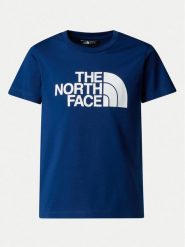 The North Face T-Shirt Easy NF0A8DRN Niebieski Regular Fit. Niebieskie t-shirty chłopięce The North Face, bez wzorów, z bawełny, bez ramiączek. Za 69.99 zł.