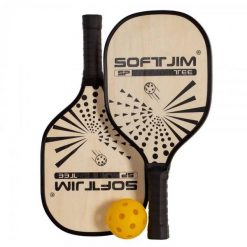 SOFTEE zestaw do pickleball: rakietki, piłka i torba. Brązowe torebki klasyczne damskie Softee, bez wzorów, bez dodatków. Za 167.99 zł.