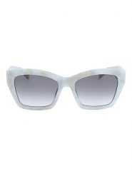 Furla Damskie okulary przeciwsłoneczne w kolorze błękitnym rozmiar: 55. Niebieskie okulary przeciwsłoneczne damskie Furla. Za 214.95 zł.