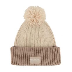 Czapka Unisex Dla Dorosłych Pompon Connora. Brązowe czapki męskie Regatta, bez wzorów, z dzianiny. Za 53.99 zł.