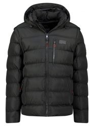 Geographical Norway Kurtka pikowana "Badamo" w kolorze czarnym rozmiar: S. Czarne kurtki męskie Geographical Norway, s, bez wzorów, bez kaptura. Za 208.83 zł.