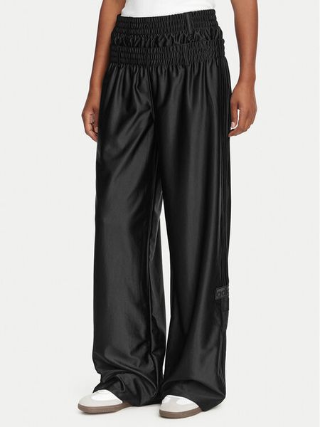 Adidas Spodnie dresowe Adibreak KS9145 Czarny Loose Fit. Czarne spodnie dresowe damskie Adidas, s, bez wzorów, z dresówki. Za 298.99 zł.