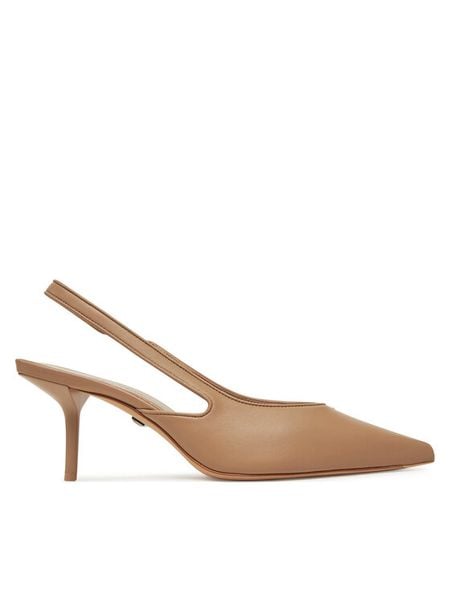 Max Mara Czółenka 2514521052600 Brązowy. Brązowe czółenka damskie Max Mara, bez wzorów, ze skóry, bez obcasa. Za 1,329.00 zł.