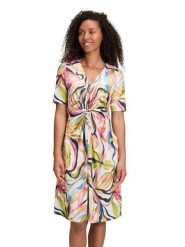 Vera Mont Sukienka w kolorze kremowo-pomarańczowym rozmiar: 38. Brązowe sukienki damskie Vera Mont, bez wzorów, bez kołnierzyka, bez ramiączek, mini. Za 173.99 zł.