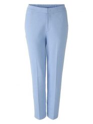 Oui Spodnie w kolorze błękitnym rozmiar: 40. Niebieskie spodnie materiałowe damskie Oui, bez wzorów, z materiału. Za 130.81 zł.