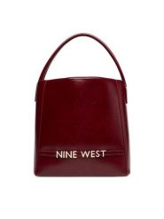Nine West Torebka CEO-UTAH-LDA8011 Bordowy. Czerwone torebki klasyczne damskie Nine West, bez wzorów, z materiału, bez dodatków. Za 329.99 zł.