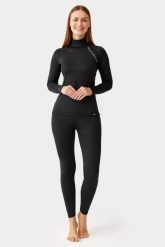 Bielizna termoaktywna narciarska damska Rough Radical Protective. Czarna bielizna termoaktywna damska ROUGH RADICAL, m, bez wzorów, z dzianiny. Za 169.90 zł.
