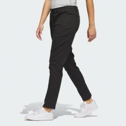 Spodnie Ultimate365 Twistweave Five-Pocket. Czarne spodnie dresowe damskie Adidas, bez wzorów, z materiału. Za 439.00 zł.