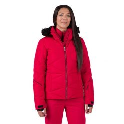Kurtka narciarska damska Rossignol Staci Pearly Jkt. Czerwone kurtki damskie Rossignol, l, bez wzorów, bez kaptura, narciarskie. W wyprzedaży za 1,459.00 zł.