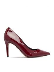 Nine West Szpilki CEO-CD23029-1 Bordowy. Czerwone szpilki Nine West, bez wzorów, bez obcasa. Za 229.99 zł.