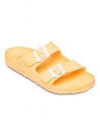 Sandały dla Mężczyzn EMBARK. Żółte sandały męskie Quiksilver, z materiału, bez zapięcia. Za 137.25 zł.