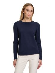 Betty Barclay Sweter w kolorze granatowym rozmiar: 46. Niebieskie swetry klasyczne damskie Betty Barclay, ze splotem, bez kołnierzyka. Za 75.95 zł.