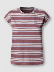 Pepe Jeans Koszulka "Charlot" w kolorze bordowym rozmiar: S. Czerwone bluzki damskie Pepe Jeans, s, bez wzorów, z bawełny, bez kołnierzyka, bez ramiączek. Za 93.94 zł.