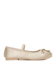 Guess Baleriny CEO-CS6666-13 Beżowy jasny. Brązowe baleriny dziewczęce Guess, z aplikacjami, z materiału. Za 149.99 zł.