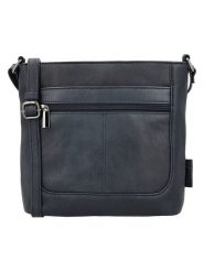 Beagles Skórzana torebka "Benidorm" w kolorze granatowym - 22 x 21 x 7 cm rozmiar: onesize. Niebieskie torebki klasyczne damskie Beagles, bez wzorów, z materiału, bez dodatków. Za 126.99 zł.