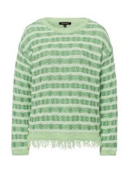 More & More Sweter w kolorze zielono-białym rozmiar: 40. Białe swetry klasyczne damskie MORE & MORE, bez kołnierzyka. Za 127.35 zł.