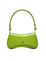 Diesel Torebka X10202 P6255 Zielony. Zielone torebki klasyczne damskie Diesel, bez wzorów, z lakierowanej skóry, lakierowane, bez dodatków. Za 949.99 zł.