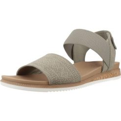 Sandały SKECHERS DESERT KISS LOW TOP LOOK Zielony. Zielone sandały damskie Skechers, bez wzorów, z materiału, bez obcasa. Za 290.00 zł.