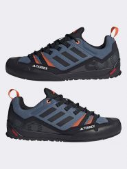 Adidas Buty trekkingowe w kolorze czarno-pomarańczowo-niebieskim rozmiar: 47. Czarne obuwie trekkingowe damskie Adidas. Za 402.45 zł.