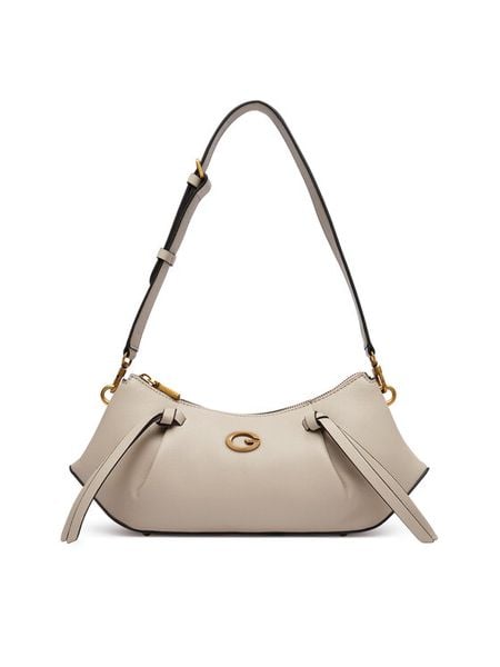 Guess Torebka Allegra HWBG22 37180 Beżowy. Brązowe torebki klasyczne damskie Guess, z aplikacjami, ze skóry, bez dodatków. Za 544.99 zł.