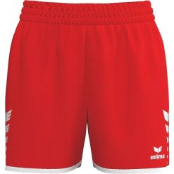 Szorty bez podszewki damskie Erima Wings. Czerwone szorty damskie Erima, bez wzorów, z materiału. Za 121.50 zł.