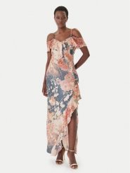 Guess Sukienka wieczorowa W6GK02 W1574 Kolorowy. Sukienki damskie Guess, s, z aplikacjami, z syntetyku, wizytowe, bez kołnierzyka, bez ramiączek. Za 794.99 zł.