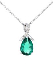 Revoni Złoty naszyjnik z diamentową zawieszką - dł. 46 cm rozmiar: onesize. Szare naszyjniki damskie Revoni, złote. Za 1,187.99 zł.