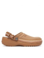 Crocs Klapki 214048 Brązowy. Brązowe klapki i japonki męskie Crocs, z tworzywa sztucznego. Za 319.99 zł.
