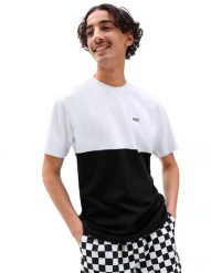 Koszulka sportowa męska Vans Colorblock. Czarne t-shirty sportowe męskie Vans, m, z bawełny, bez ramiączek, trekkingowe. Za 128.55 zł.