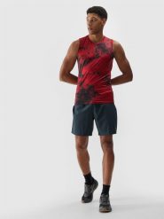 4F Spodenki treningowe z materiału z recyklingu męskie - szare XXL. Szare szorty sportowe męskie 4f, l, z dzianiny, na fitness i siłownię. W wyprzedaży za 49.99 zł.