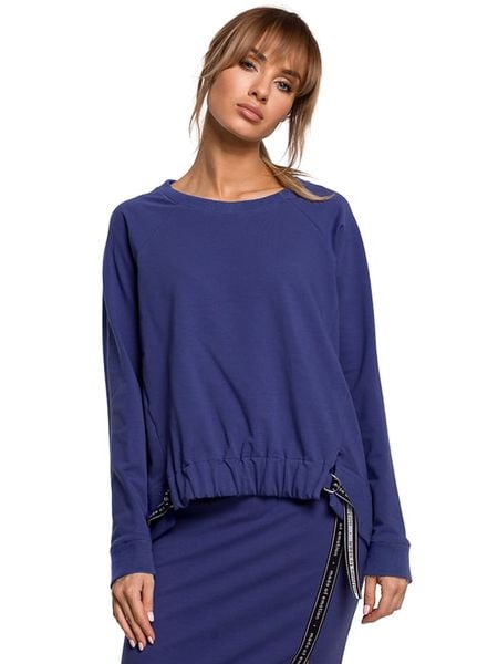 Made of emotion Bluza w kolorze niebieskim rozmiar: M. Niebieskie bluzy bez kaptura damskie Made Of Emotion, m. Za 147.45 zł.